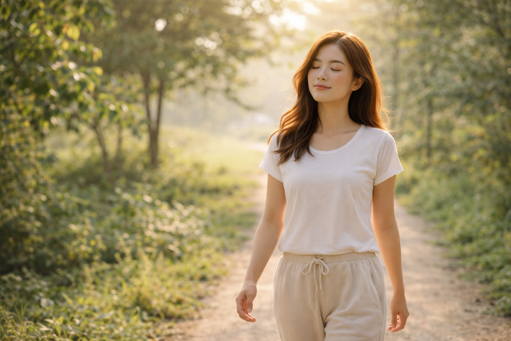 yoga : walking เบา ๆ